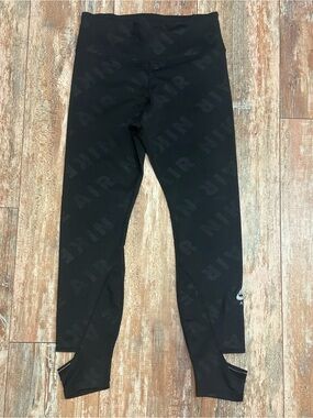 Nike Black AIR Logo Performance Leggings